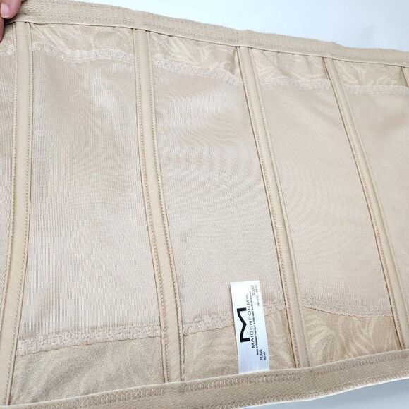 Maidenform Self Expressions Waist Nipper Women's Size Large Tan Ultra Firm Shape - Picture 6 of 7